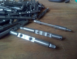 Tige en acier usinée CNC, tige en acier industrielle sur mesure, composants de transmission mécanique de haute précision - Product Image 6