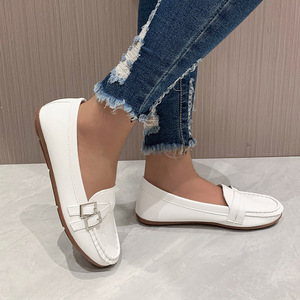 Chaussures plates décontractées à enfiler pour femmes, grande taille, semelle souple, style infirmière, nouvelle collection printemps, chaussures de travail confortables - Product Image 2