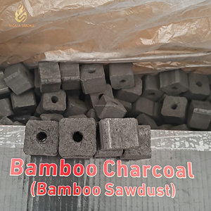 ถ่านไม้ไผ่บริสุทธิ์สำหรับมอระกู่ผลิตด้วยอุณหภูมิสูงเถ้าสีขาว - Product Image 5