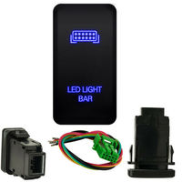 Hilux — interrupteur avec bouton poussoir LED blanc, outils de voiture, pour Toyota Tacoma tsunra 4Runner Hilux, accessoires de véhicule