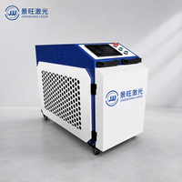 Machine de nettoyage au laser à onde continue 1500W 2000W, refroidie par eau, portable, pour éliminer la rouille des métaux et de l'acier inoxydable