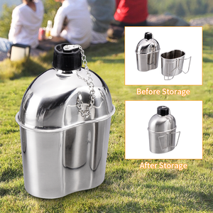 Pentola/Casseruola Pieghevole in Acciaio Inossidabile Lucidato Argento di Alta Qualità, Capacità 1-2L, Compatibile con Fornelli a Gas - Product Image 5