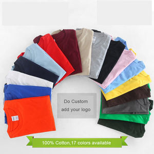 T-shirt en coton uni à col rond, sans quantité minimale de commande, personnalisable, vierge, vente en gros, prix abordable, t-shirt d'été - Product Image 4