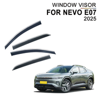 Deflectores de Ventana Laterales a Medida para Changan NEVO E07 2025, Protectores de Lluvia, Visera para Ventana