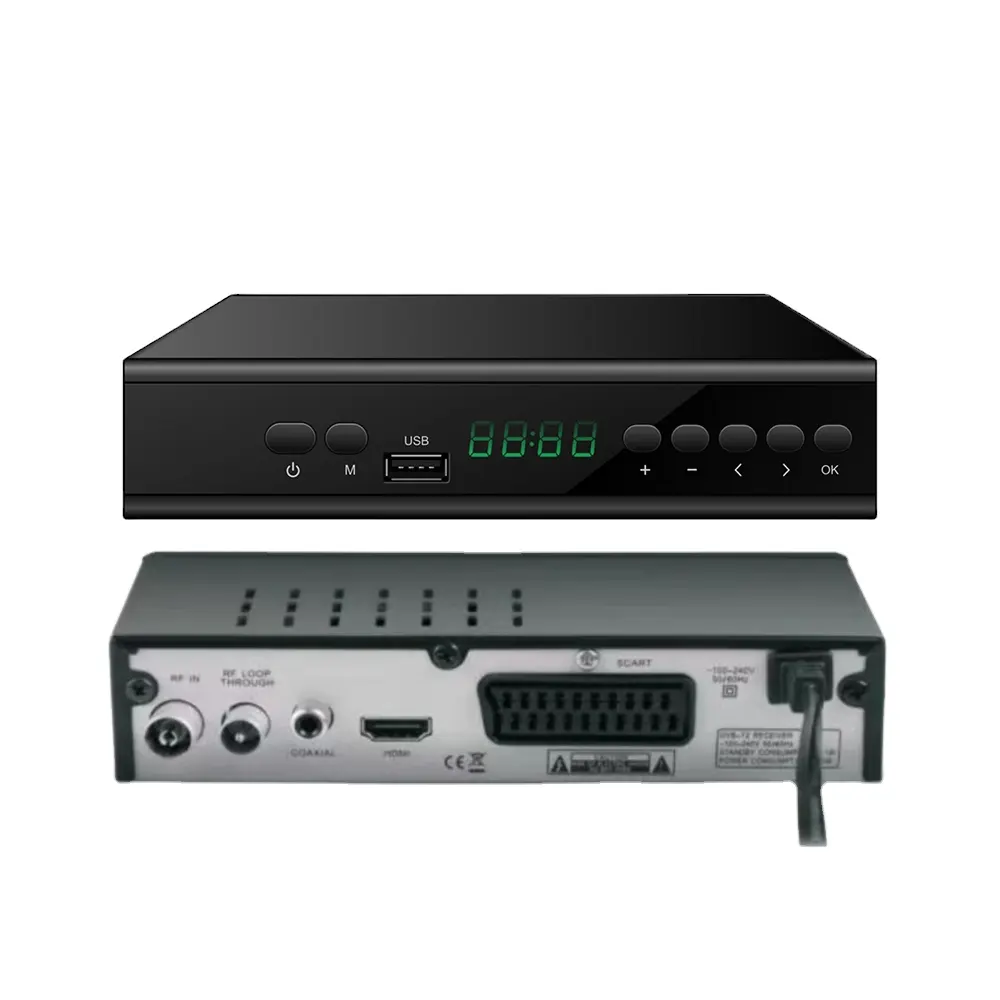 Các giá rẻ nhất H.265 DVB-T2 Tây Ban Nha Set-Top Box Châu Âu kỹ thuật số TV Box Tây Ban Nha Bộ giải mã
