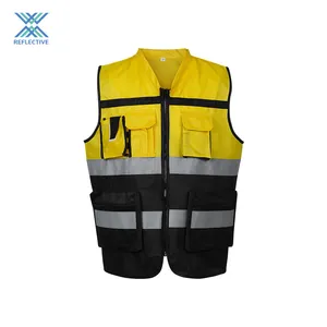 Lx thấp moq an ninh vest phản quang an toàn công nghiệp vest vàng phản chiếu an toàn vest với logo