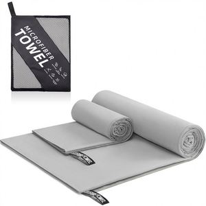 Double-Sided Woven Microfiber Cold Ice-Cooled Quick-Dry Embroidered Customised Portable Sports Towel Solid Pattern - Product Image 3