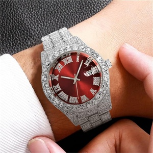 Reloj de Cuarzo Analógico SENRUD para Hombre con Cristales de Zafiro y Diamantes de Imitación, Aleación de Acero Inoxidable, Esfera de 20mm/43mm, Diseño Moderno - Product Image 3