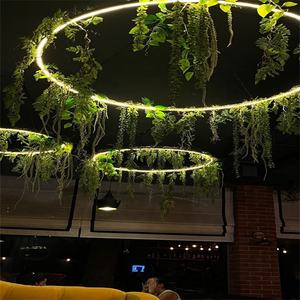Top Notch Nature Style Plante Verte Artificielle Halo LC60150-1800 LED Anneau Circulaire Lumière pour Salon - Product Image 3