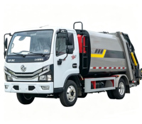 Camion compacteur de déchets à chargement arrière 8CBM, neuf, Dongfeng Dolica, pour la collecte des déchets urbains et ruraux