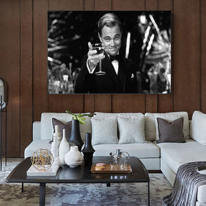 The Great Gatsby Movie <span class=keywords><strong>Leonardo</strong></span> DiCaprio Poster Canvas Painting Modern Wall Art Print Pictures Cuadros for Living Room Decor - Product Image 6