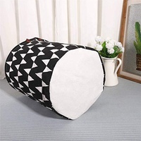 Vente en gros pliable écologique grand panier à linge domestique tigre enfants organisateur avec sac d'opp durable