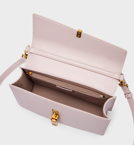 Sac à bandoulière pour femme en cuir PU avec logo personnalisé, fermeture à boucle métallique, sac pour femme, mini tendance - Product Image 5