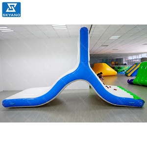 Parc aquatique gonflable Escalade flottante Échelle d'obstacle Parc de sports nautiques Parcours d'obstacles gonflable - Product Image 2