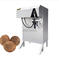 Desheller automatique de noix de coco et brise-coquille pour l'élimination des cosses de noix de coco à la ferme