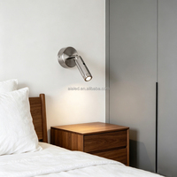 Lampe murale de chevet, lampe de lecture au lit, design simple et moderne, montage en surface CE, interrupteur rotatif, applique murale pour tête de lit, idéale pour hôtel et villa