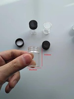 Flacon d'encre personnalisé en verre borosilicate de 10 ml, vide, style vintage, avec repose-plume pour la calligraphie artistique