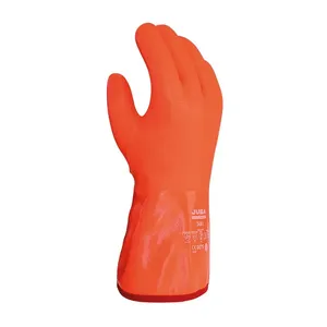 Guanto in PVC Flessibile Arancione Juba 5681 0 9 L - Product Image 1