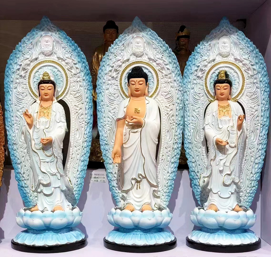 Blanc   Trois Bouddhas Sacrés