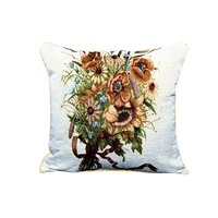 Coussins décoratifs personnalisés de qualité supérieure, housses de coussin à fleurs