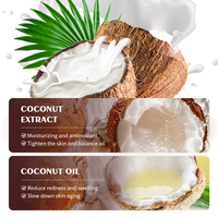 Coffret de soins de la peau à l'huile de coco MOOYAM comprenant un tonique pour le visage, un sérum, une crème, une lotion, un nettoyant pour le visage, un soin hydratant et hydratant pour la peau