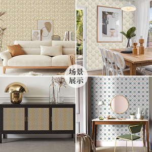 Creation of Time and Space Peel & Stick Wallpaper Geometric Pattern Self-adhesive Moisture-proof Wall Stickers for Home Decor - Product Image 2