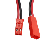 10 paires 100mm 200mm 2 broches JST connecteur mâle + femelle connecteur câble fil pour RC jouets batterie lampe à LED