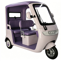 Rickshaw électrique confortable pour 3 personnes, idéal pour le transport de passagers locaux - Spécifications personnalisables pour répondre à vos besoins