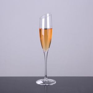 Bicchiere di vetro di vetro di <span class=keywords><strong>tulipano</strong></span> bicchiere di vetro di alta qualità calice di lusso a gambo lungo bicchieri di cristallo flauti di Champagne - Product Image 5