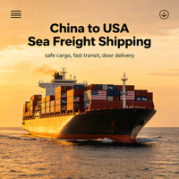 Top 10 des transitaires rapides : Fret maritime LCL + Express DDP Chine-USA pour Amazon FBA, dédouanement, 15-25 jours, assurance transport