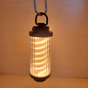 Lanterne de camping LED rechargeable à intensité variable par toucher, 145x55mm, lumière extérieure pour utilisation suspendue dans une tente - Product Image 2