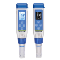 Série de stylos pH-mètres LICHEN PH-100PRO, résolution 0,01 pH, ±0,01 pH, ATC, batterie Li-ion rechargeable, pour les tests d'eau en laboratoire et sur le terrain