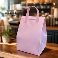 Sac isotherme non tissé personnalisé avec logo, réutilisable pour livraison de boissons, 20-36L, écologique, vente en gros