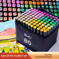 Stylo marqueur Starry 24/36/48 couleurs, stylo aquarelle double face pour enfants, pour élèves du primaire, rechargeable, 168 couleurs