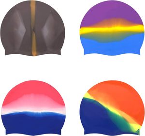 Gorros de Natación de Silicona Personalizados de Fábrica, Precio al por Mayor, 50g 55g 60g, 100% Silicona, Hechos en China, Gorro de Natación Profesional - Product Image 3