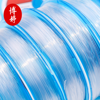 Fil de pêche non élastique transparent en cristal, cordon pour la confection de bijoux en nylon, la couture de soie, les accessoires de bricolage
