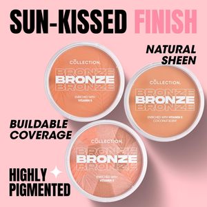 Bronceador Vegano de Alta Pigmentación Collection Cosmetics, Polvo Bronceador de 15g con Vitamina E, Brillo Ligero, el Empaque Puede Variar - Product Image 4