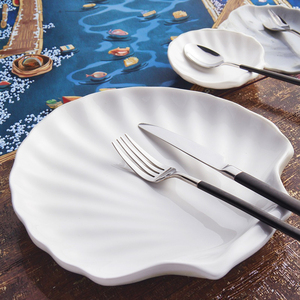 <b>Ceramic</b> Tableware Set Eco-Friendly Porcelain Bowl Plate <b>Baking</b> <b>Tray</b> Seasoning Dish for Sauce Vinegar Pack Plates - Product Image 5