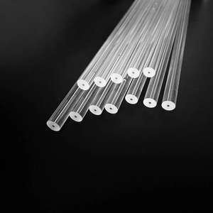หลอดควอทซ์ทรงสี่เหลี่ยมสำหรับเส้นเลือดฝอยหลอดควอทซ์ขนาดเส้นผ่านศูนย์กลางเล็กเงางามทนทานต่อความร้อนงานตามสั่ง - Product Image 3
