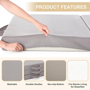 Customized Multi Functional Folding Mattress <b>Foam</b> <b>Pad</b> Foldable Office Nap Mat For Adults Children Pets Babies Elderly - Product Image 3