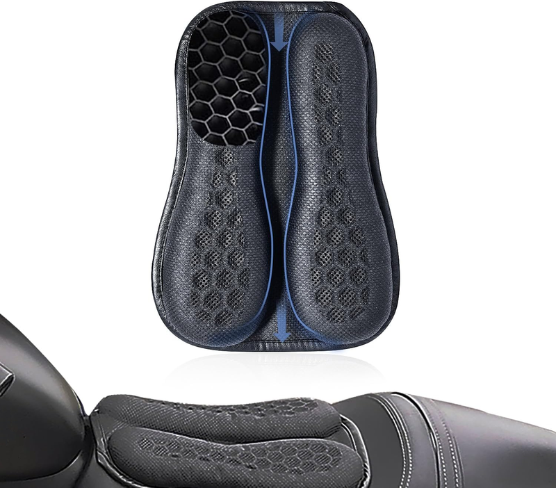 3D Honeycomb Shock Absorption Motorcycle Gel