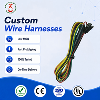Câble d'alimentation pour traceur GPS automobile Midline ZXWHA-032, connecteur d'alimentation à 4 broches, faisceau de câbles de voiture, conducteur en cuivre pur, PVC