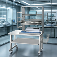 Bureau multifonctionnel en acier inoxydable, utilisé pour couper et sceller divers sacs de stérilisation