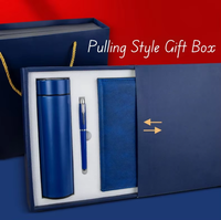 Coffret Cadeau d'Entreprise 8-en-1 : Bouteille Isotherme, Carnet, Clé USB, Batterie Externe, Haut-parleur, Parapluie, Boîte Cadeau, Logo Personnalisé