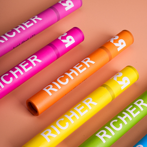 Tubes en papier kraft imprimés avec logo personnalisé pour cônes, emballage biodégradable, écologique et recyclable - Product Image 2