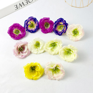 Simulated Lisianthus Flowers 9cm Fabric <b>Wedding</b> Decorations Home Decor <b>Props</b> - Product Image 2