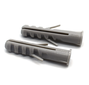 Gray Nylon Winged Expansion Plug | Wall Anchor with Screws for Concrete & Brick - Product Image 4