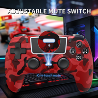 Manette de jeu sans fil GAMINJA BT 5.1 à six axes avec double vibration et contrôleur de jeu pour PS5