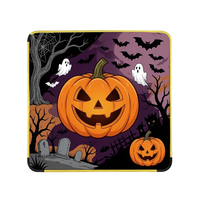 Tapis de jeu de Mahjong miniature antidérapant, tapis de Mahjong Happy Halloween, jeu de société Rummikub de voyage, cadeau de vacances pour la famille et les amis