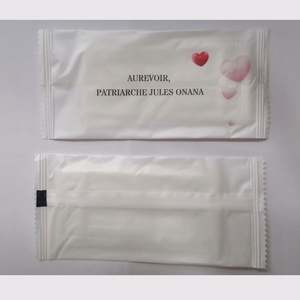 Lingettes humides jetables non tissées pour mains et bouche, format voyage mini, pour usage en restaurant, vente en gros usine - Product Image 5